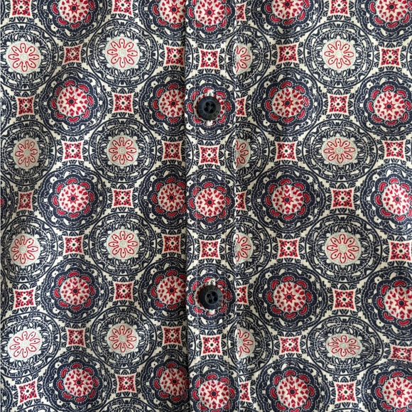 John Lennon by English Laundry Button-Up Shirt XL – Psychedelic Geometric Print - Picture 3 of 5